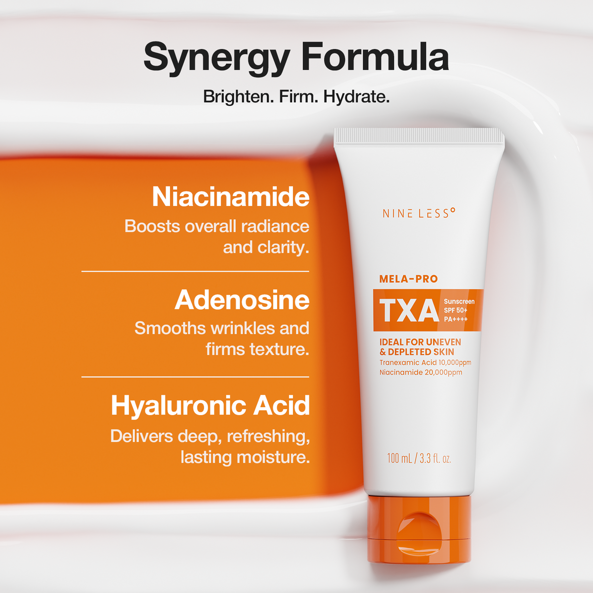 NINELESS MELA-PRO TXA Sun Screen SPF50+ PA++++ 100ml