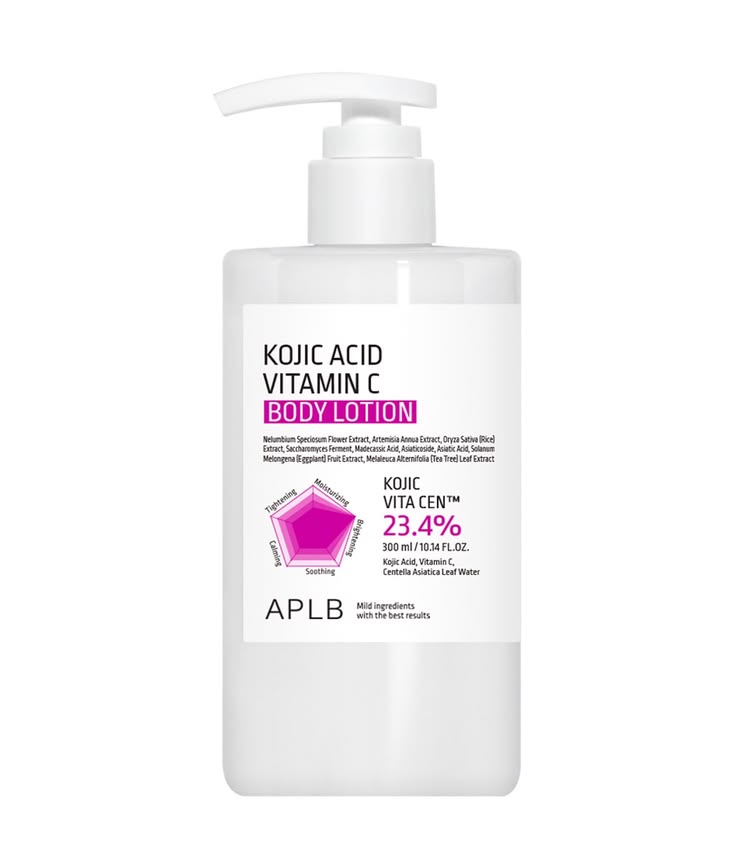 APLB Kojic Acid Vitamin C Body Lotion.