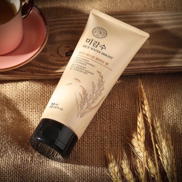 The Face Shop Rice Water Bright Rice Bran Foaming Cleanser