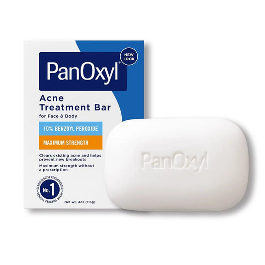 PanOxyl 10% Benzoyl Peroxide Bar Soap, Maximum Strength Acne