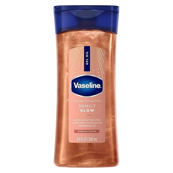 Vaseline Glazed & Glisten Sunlit Glow Body Gel Oil