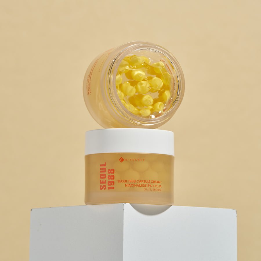 K-SECRET Seoul 1988 Capsule Cream: Niacinamide 5% + Yuja