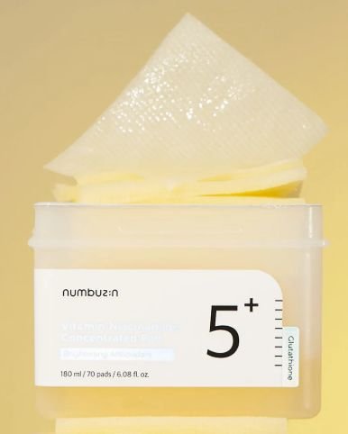 Numbuzin No.5 Vitamin-Niacinamide Concentrated Toner Pads