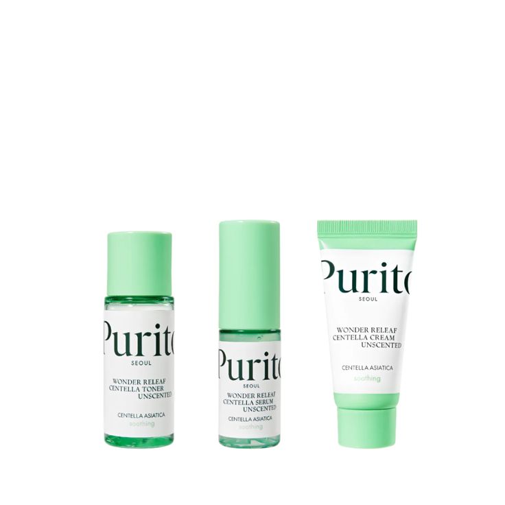 PURITO Wonder Releaf Centella Mini Kit Unscented