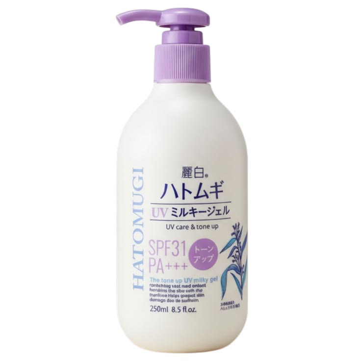 Reihaku Hatomugi UV Milky Gel SPF31 PA+++ 250ml