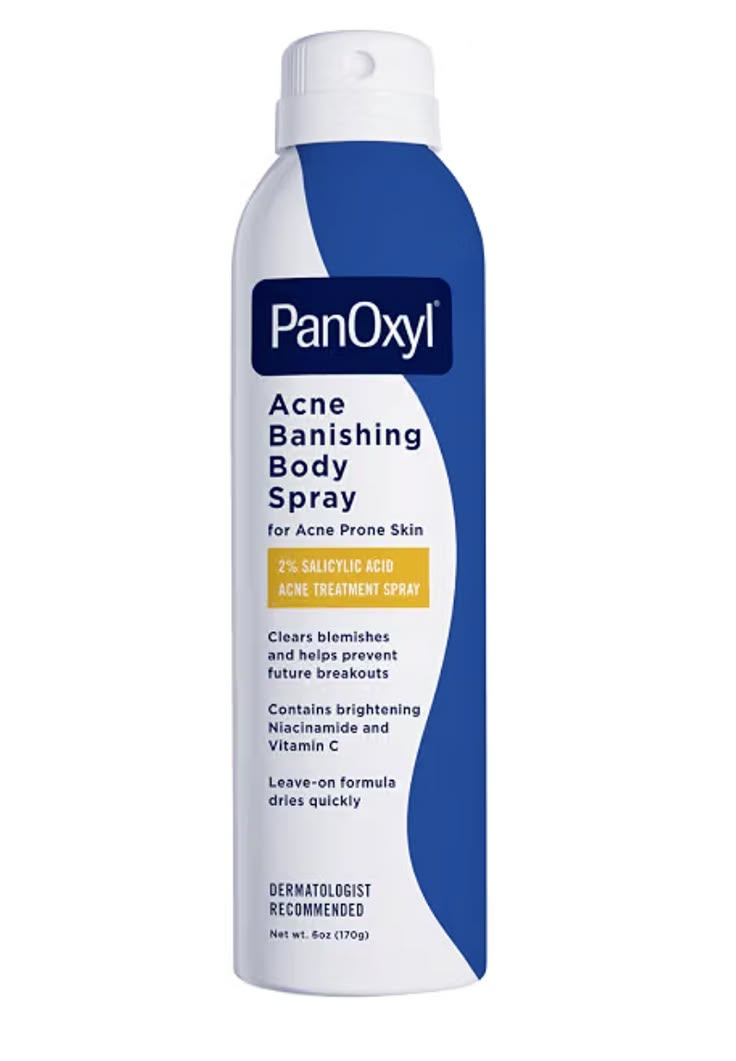 PanOxyl Acne Banishing Body Spray 2% Salicylic Acid