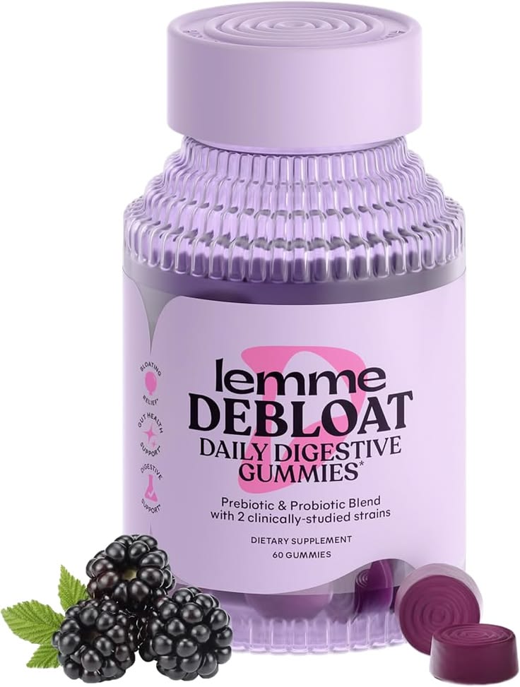 Lemme Debloat Daily Digestive Gummies