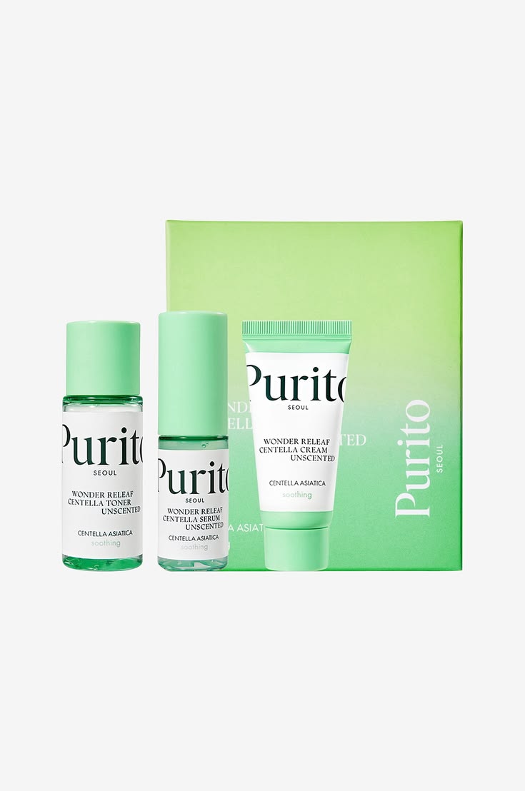 PURITO Wonder Releaf Centella Mini Kit Unscented